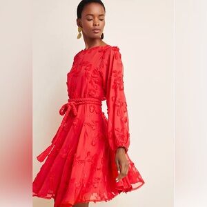 Anthropologie Mare Mare Amal Floral Textured Dress Small